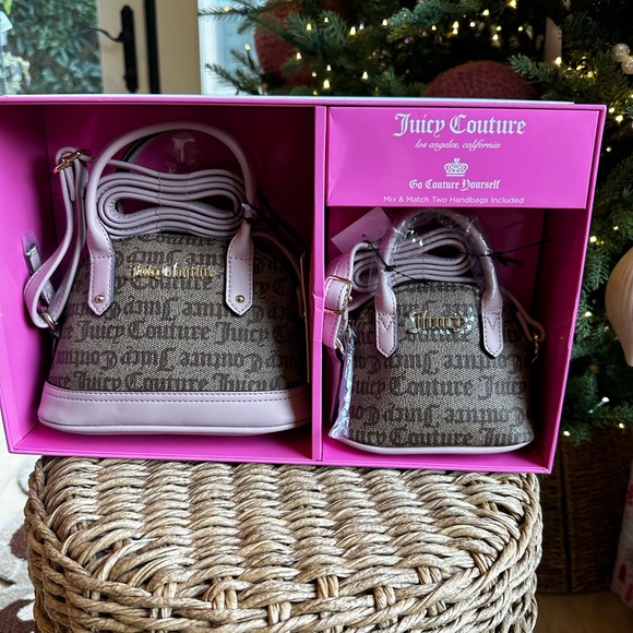 Juicy couture mommy and me gift box purse bag set Christmas crossbody - Picture 6 of 12